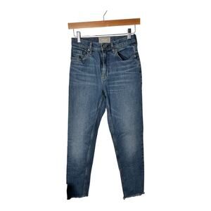 Everlane Cheeky Medium Wash Mid Rise Skinny Jeans 25 Regular